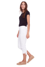 UP! Techno 23 inch Crop Pant in White 68073UP