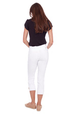 UP! Techno 23 inch Crop Pant in White 68073UP