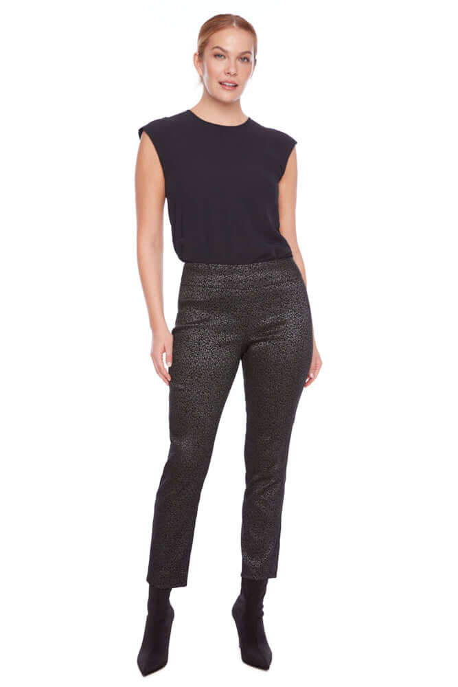 Up! 28 Inch Techno Ankle Pant in Luna Black 68256UP
