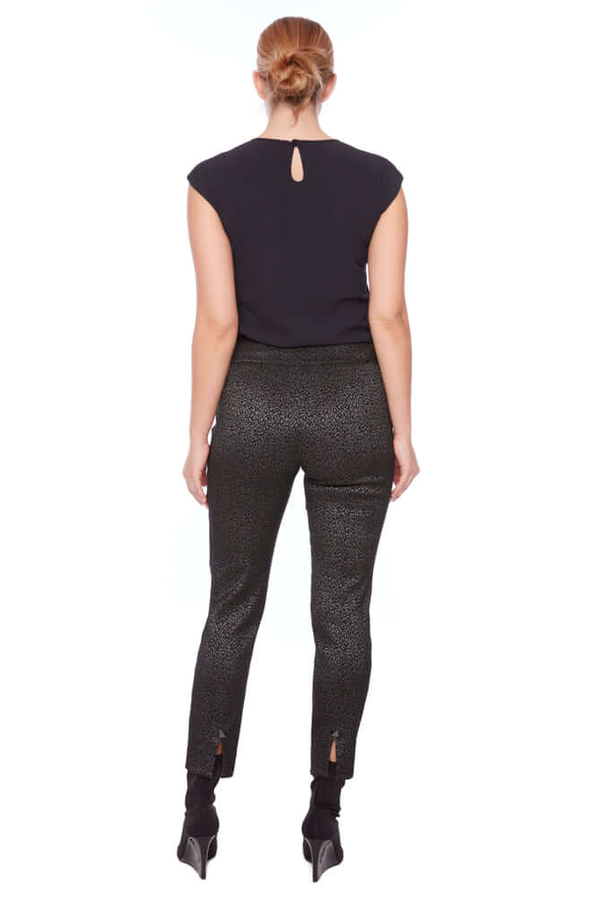 Up! 28 Inch Techno Ankle Pant in Luna Black 68256UP