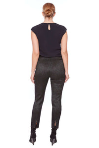 Up! 28 Inch Techno Ankle Pant in Luna Black 68256UP
