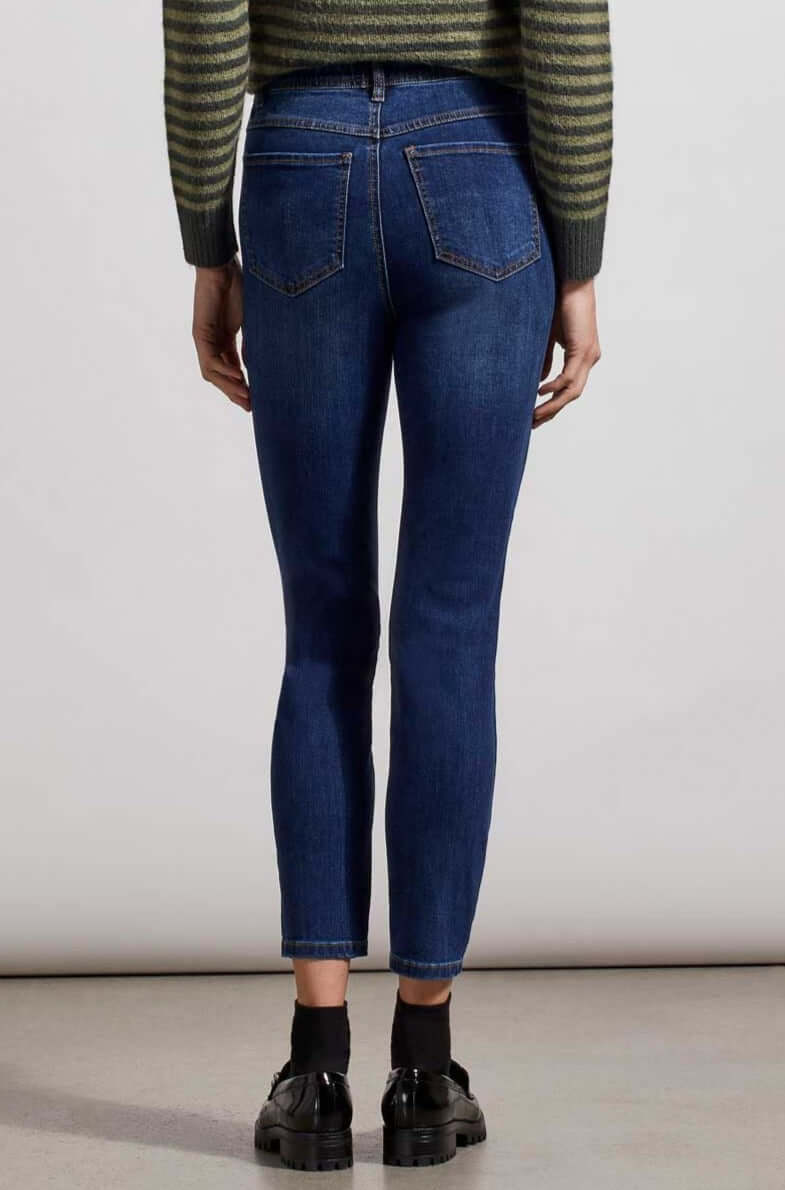 Tribal Audrey Icon Fit Pull On Jean in Bluemoon