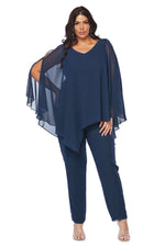 Layla Jones Diamonte' Pantsuit in Midnight LJ0530