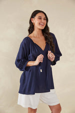 Haven Sardinia Relaxed Blouse in Riviera