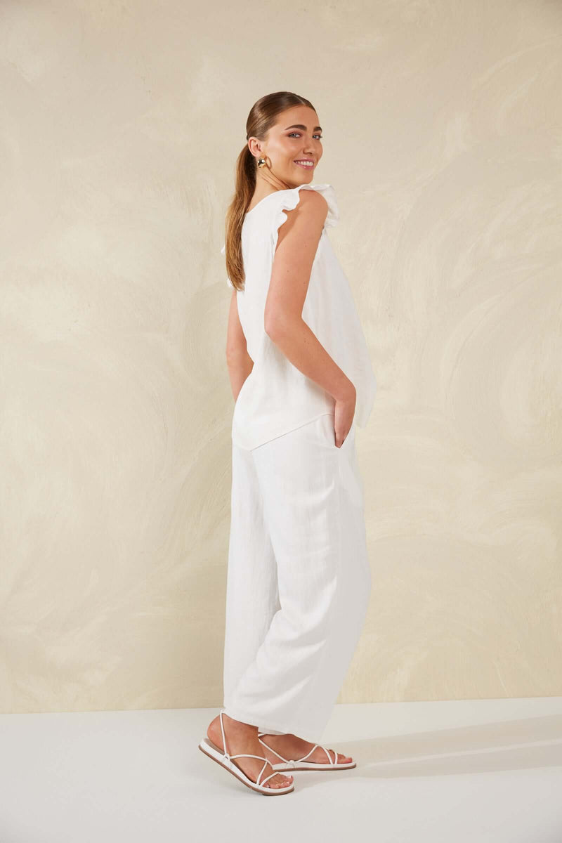 Haven Sardinia Pant in Bianco