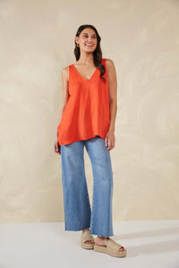 Haven Portofino Tank in Aperol