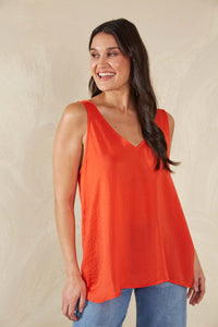 Haven Portofino Tank in Aperol