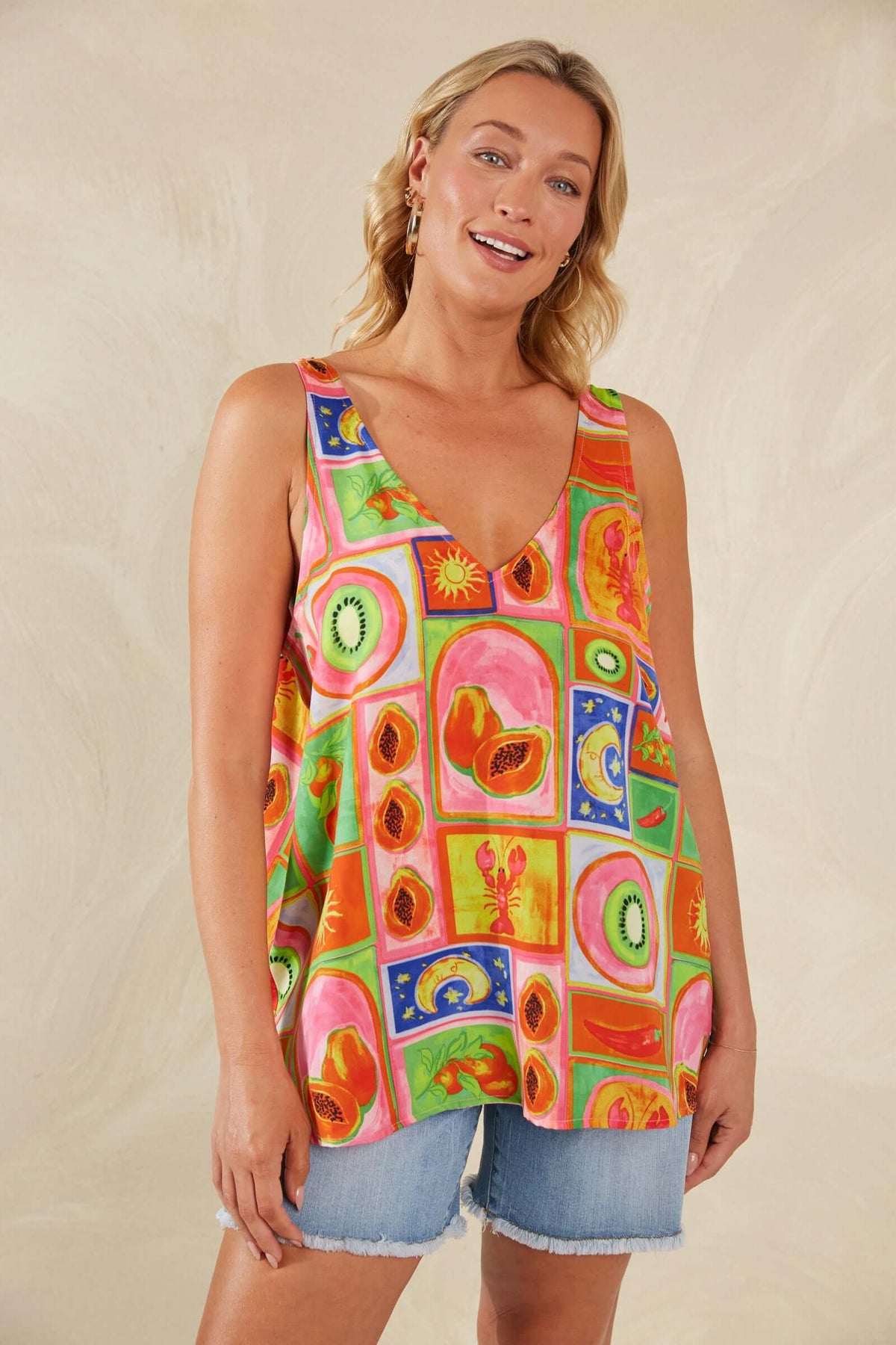 Haven Portofino Tank in Spritz