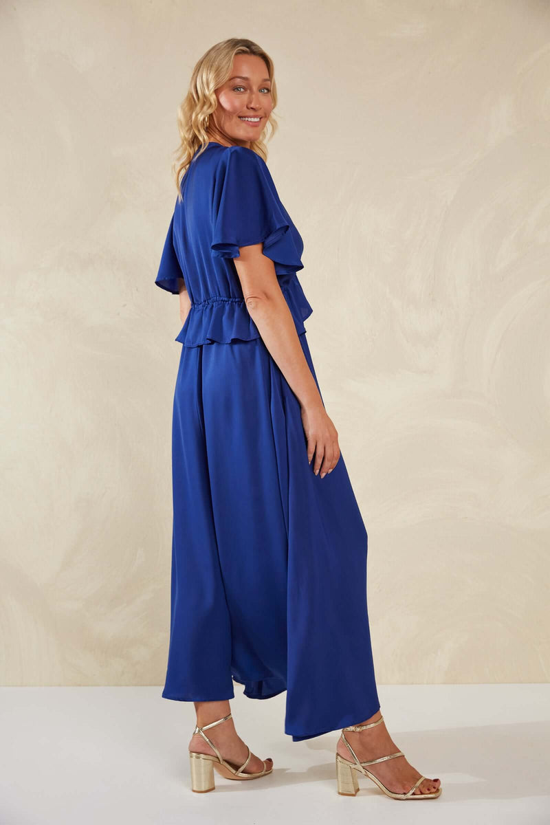 Haven Portofino Frill Maxi in Lago