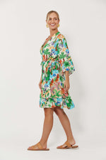 Haven Isola Tie Dress in Capri