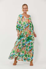 Haven Isola Tiered Maxi Dress in Capri