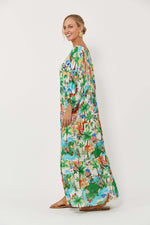 Haven Isola Tiered Maxi Dress in Capri