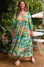 Haven Isola Tiered Maxi Dress in Capri