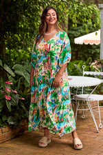 Haven Isola Tiered Maxi Dress in Capri