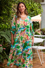 Haven Isola Tiered Maxi Dress in Capri