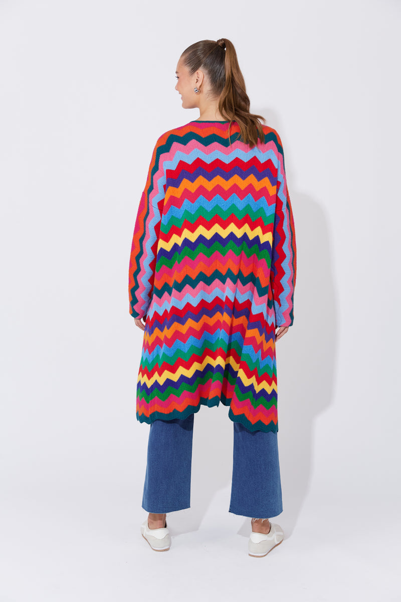 Haven Marrakesh Cardigan in Rainbow