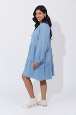 Haven Austin Denim Dress in Blue Denim