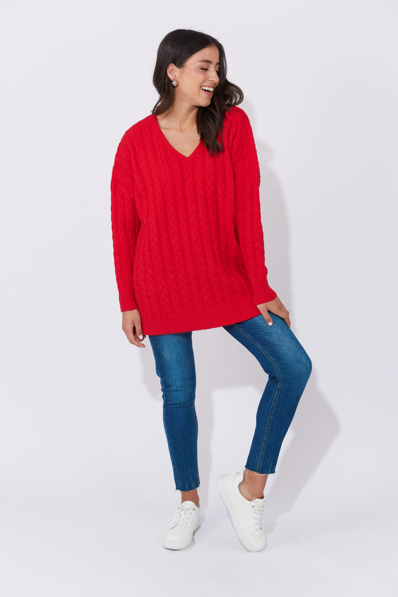 Haven Cadiz Jumper in Chilli