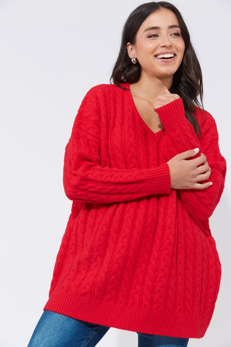 Haven Cadiz Jumper in Chilli