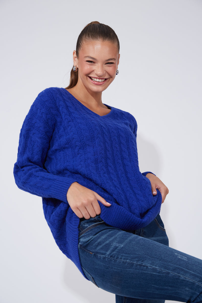 Haven Cadiz Jumper in Cobalt