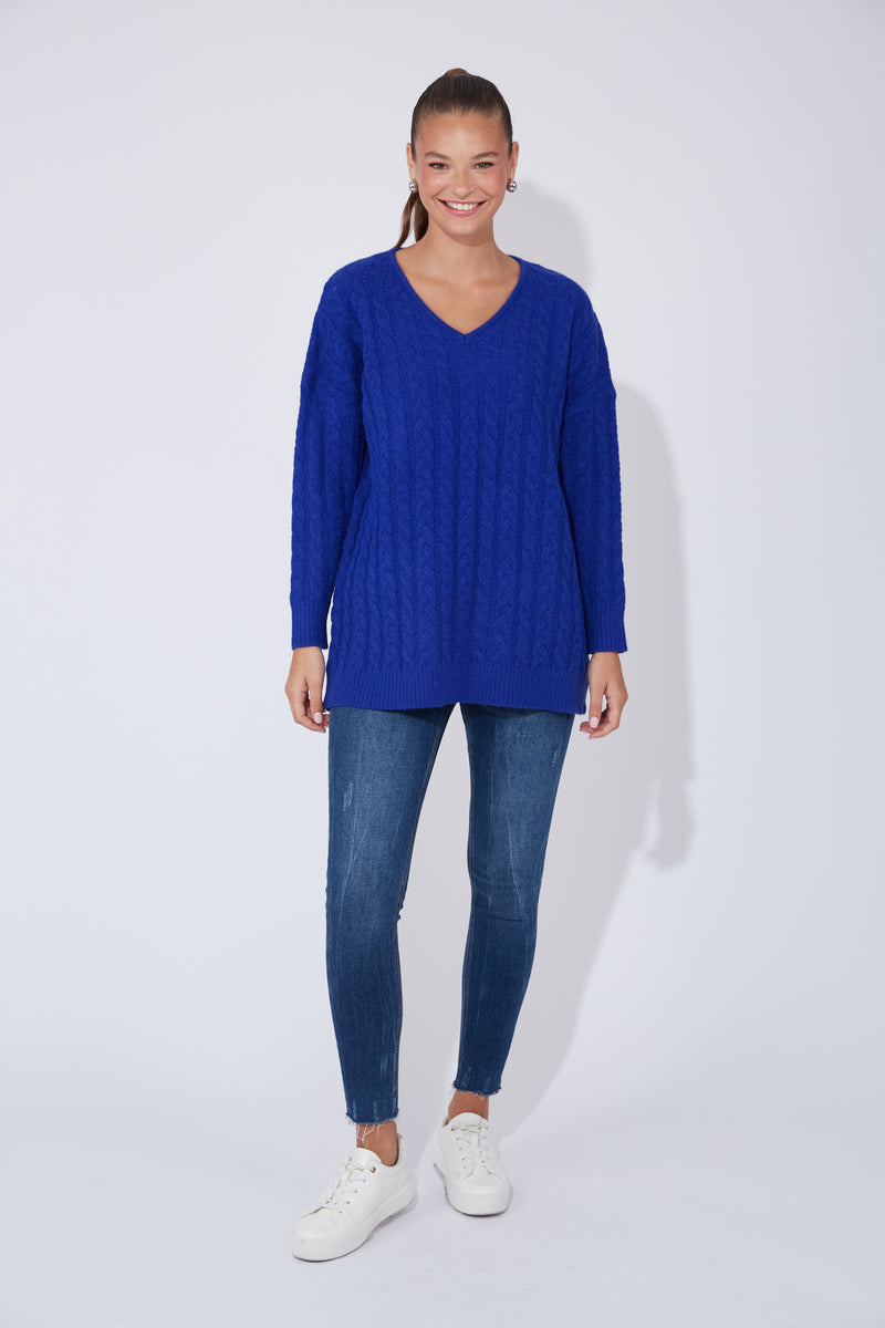 Haven Cadiz Jumper in Cobalt