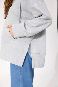 Haven Boston Sweat Hoodie in Grey