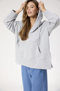 Haven Boston Sweat Hoodie in Grey