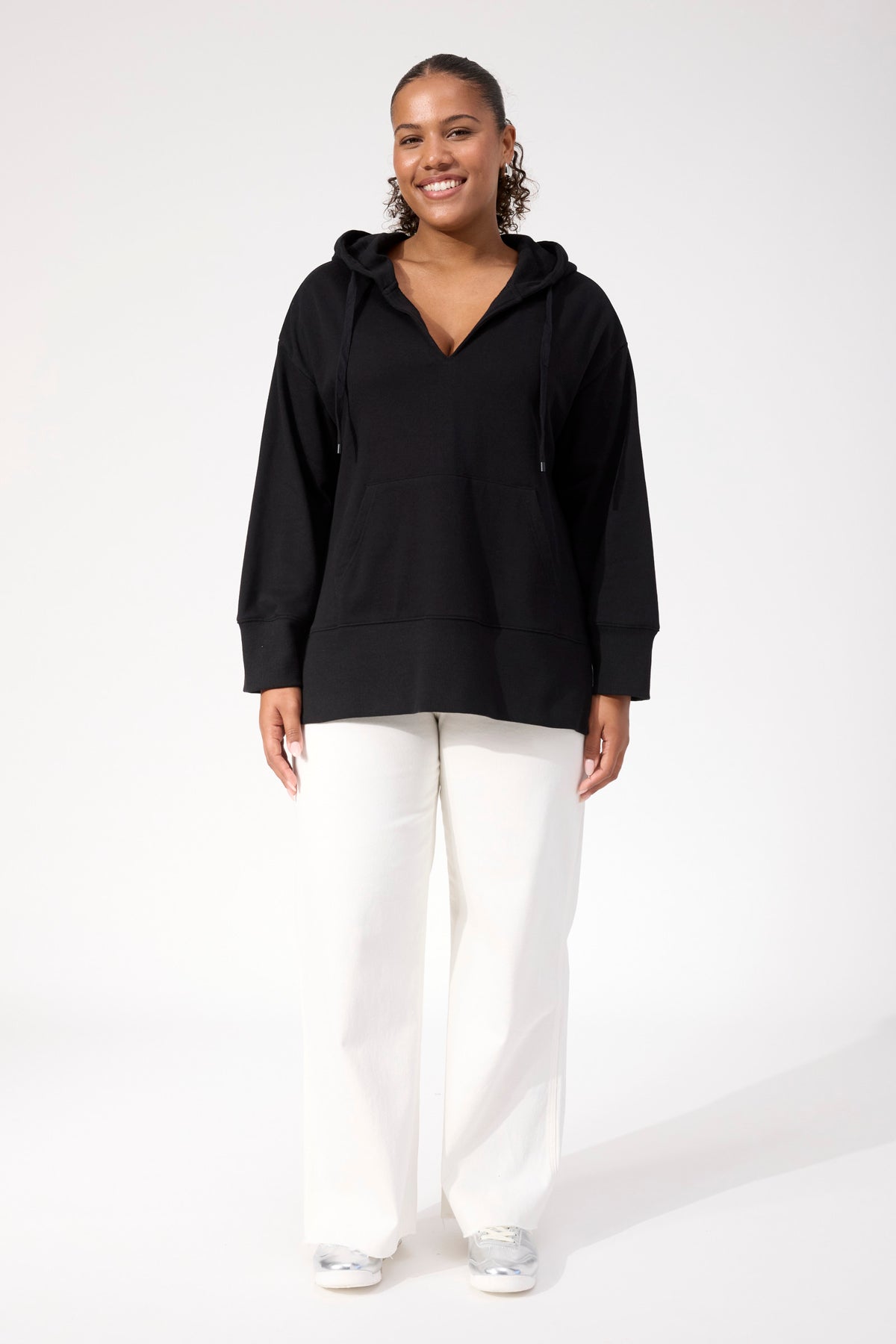 Haven Boston Sweat Hoodie in Black
