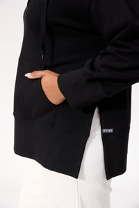 Haven Boston Sweat Hoodie in Black
