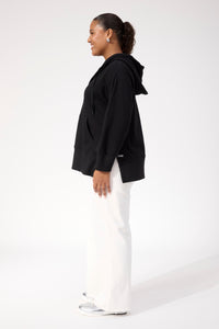 Haven Boston Sweat Hoodie in Black