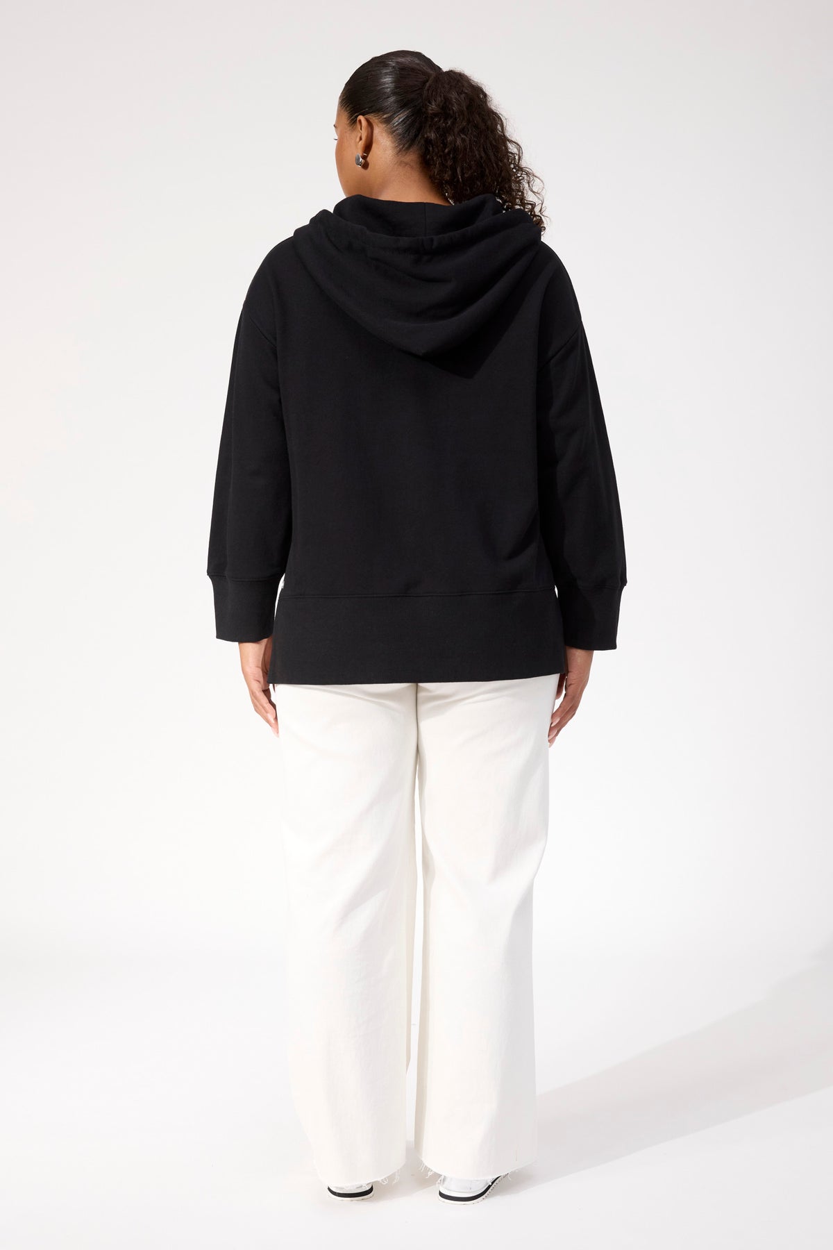 Haven Boston Sweat Hoodie in Black