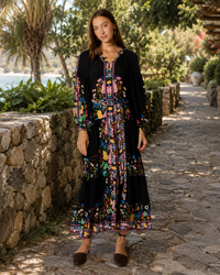 Ruby Ya Ya DELICIA Maxi Dress in Black