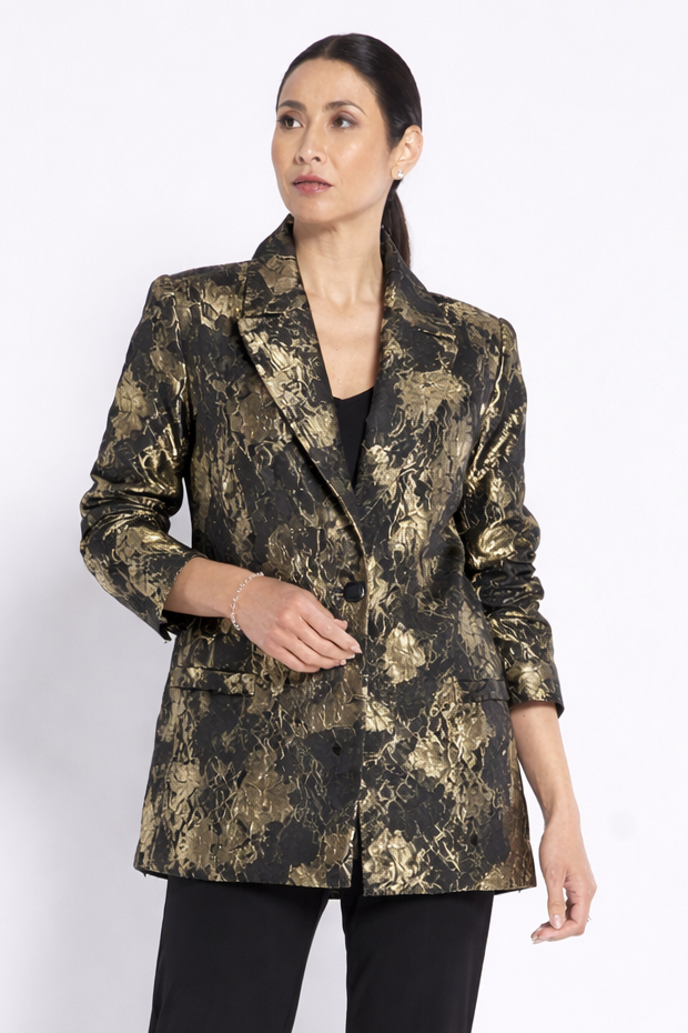 Philosophy BORDEAUX Blazer in Gold