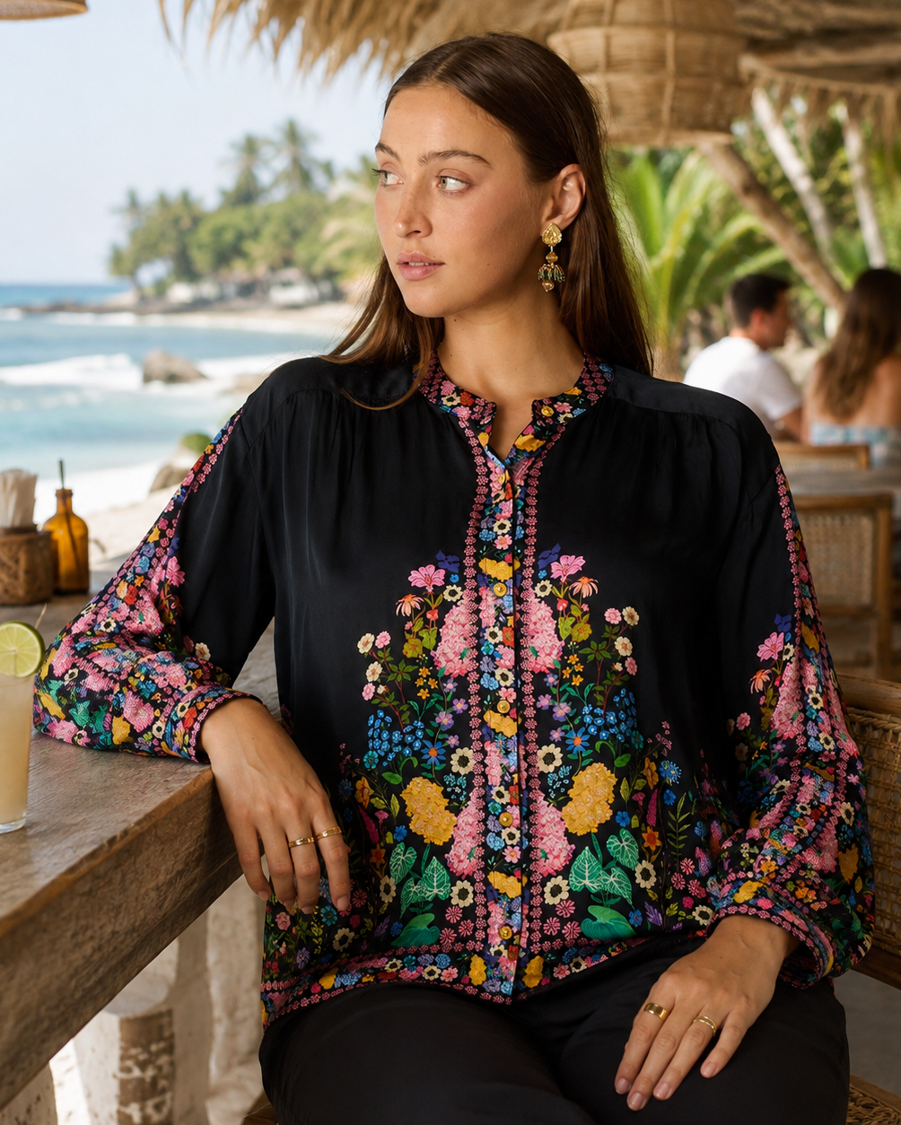 Ruby Ya Ya DELICIA Shirt in Black