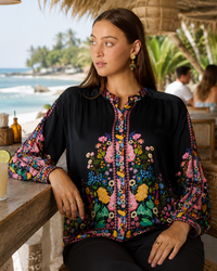 Ruby Ya Ya DELICIA Shirt in Black