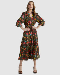 Fate + Becker Guadalupe Dress in Choc Rio