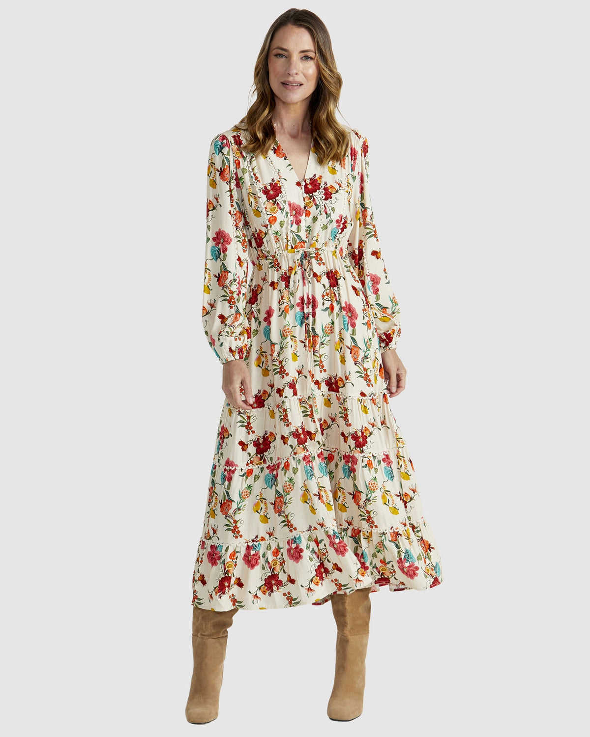 Fate + Becker Guadalupe Dress in Cream Rio