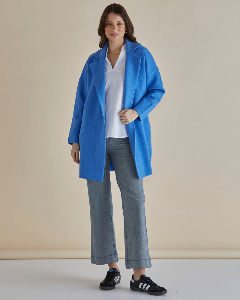 Betty Basics Bristol Coatigan in Blue