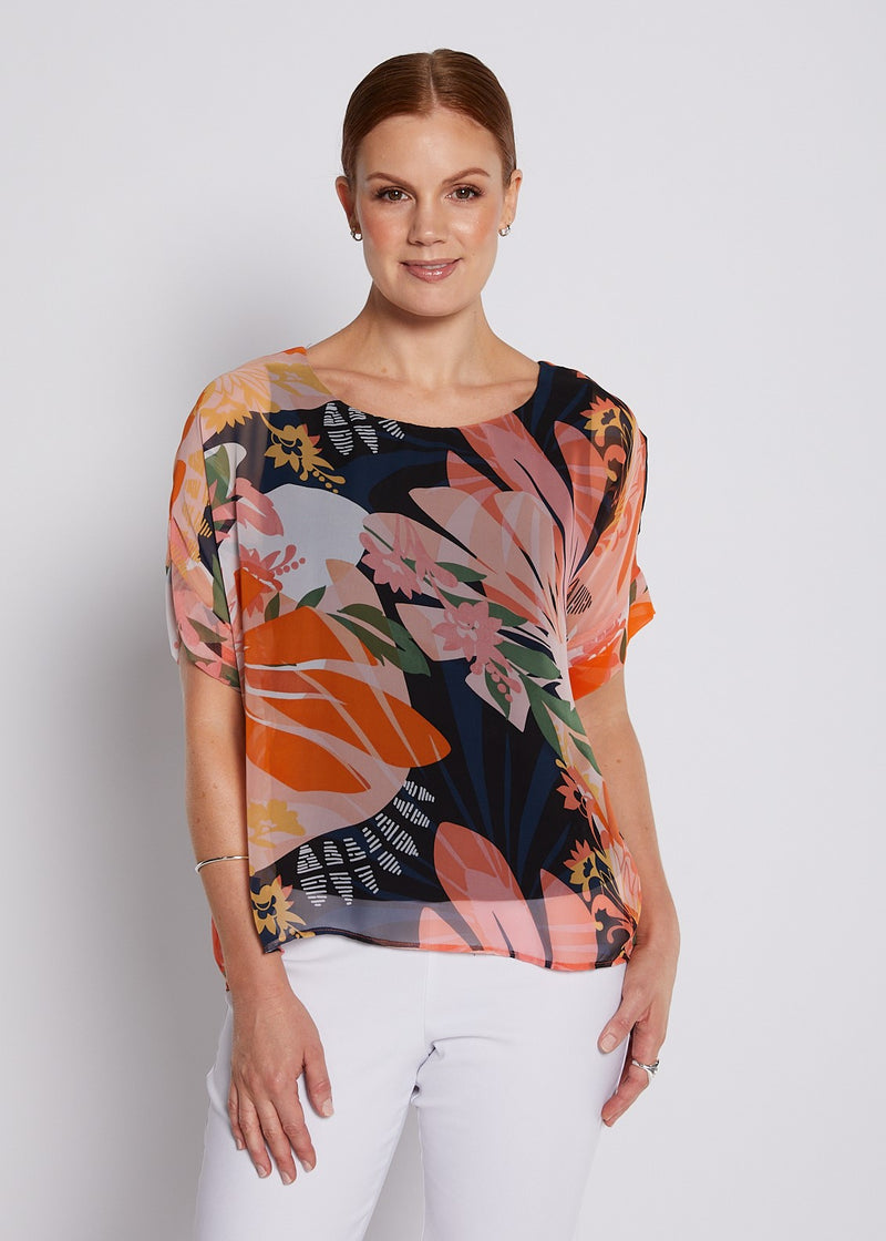Philosophy ASTA Lined Tee in Bellini