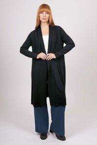 Bridge & Lord Cable Cardi in Black BL5632