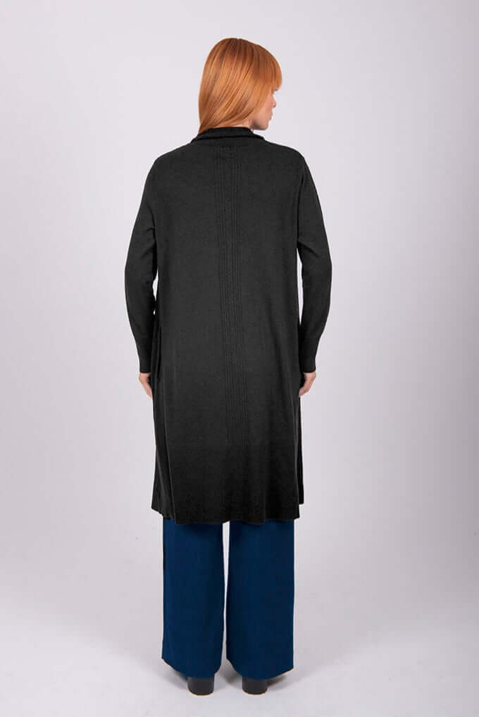 Bridge & Lord Cable Cardi in Black BL5632