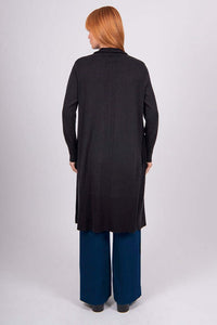 Bridge & Lord Cable Cardi in Coal BL5632
