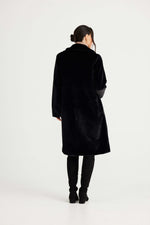 Brave + True Soho Long Coat in Black