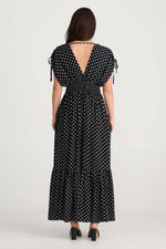 Brave + True Ellody Dress in Black Polka Dot