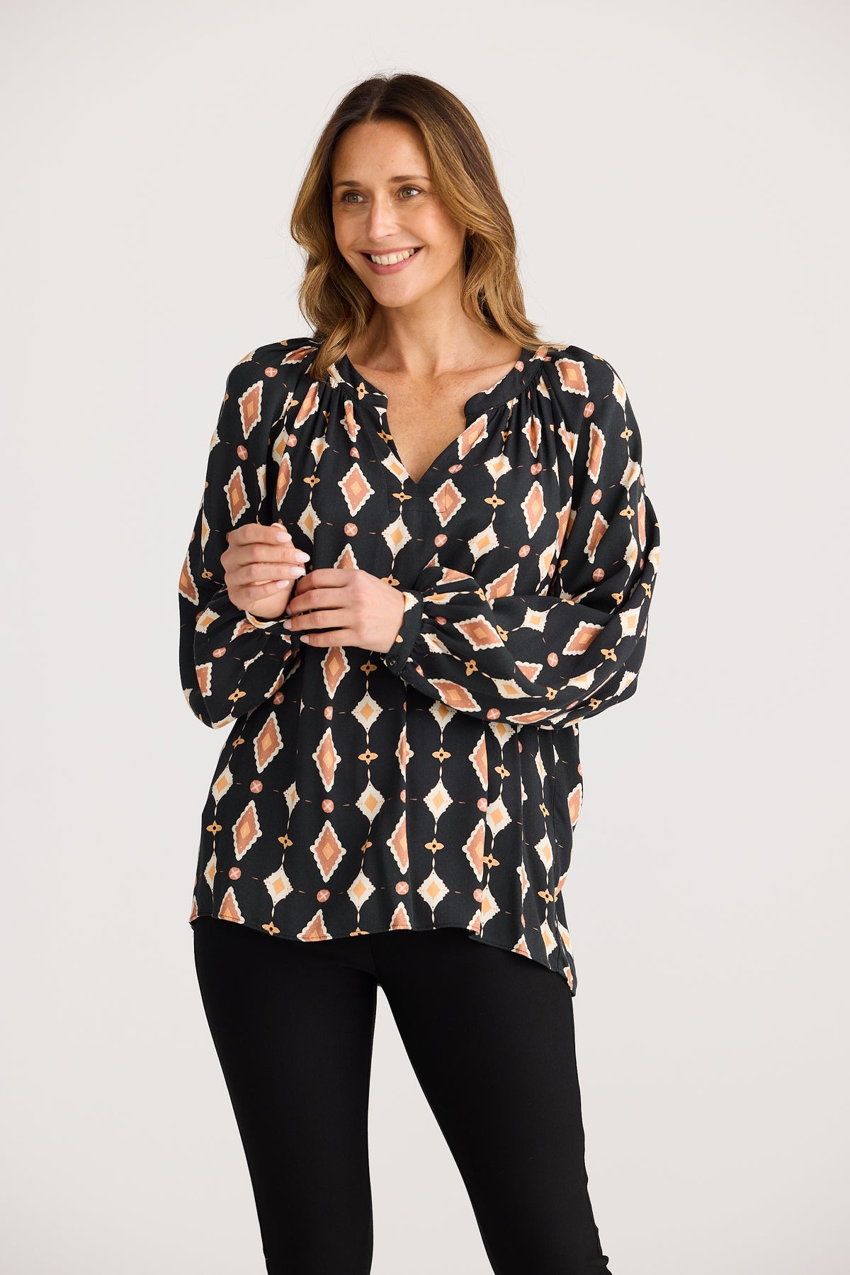 Brave + True Diego Top in Casablanca Tile