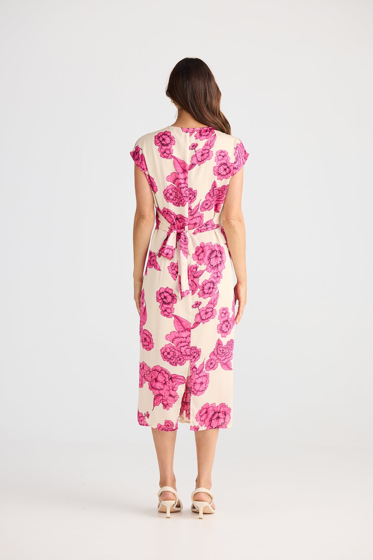 Brave + True Lorenzo Dress in Fuchsia Bloom