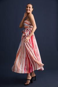 Brave + True Avalon Dress in Painterly Stripe