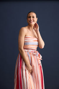 Brave + True Avalon Dress in Painterly Stripe