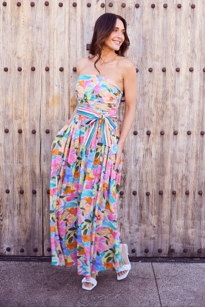 Brave + True Avalon Dress in Electric Bloom