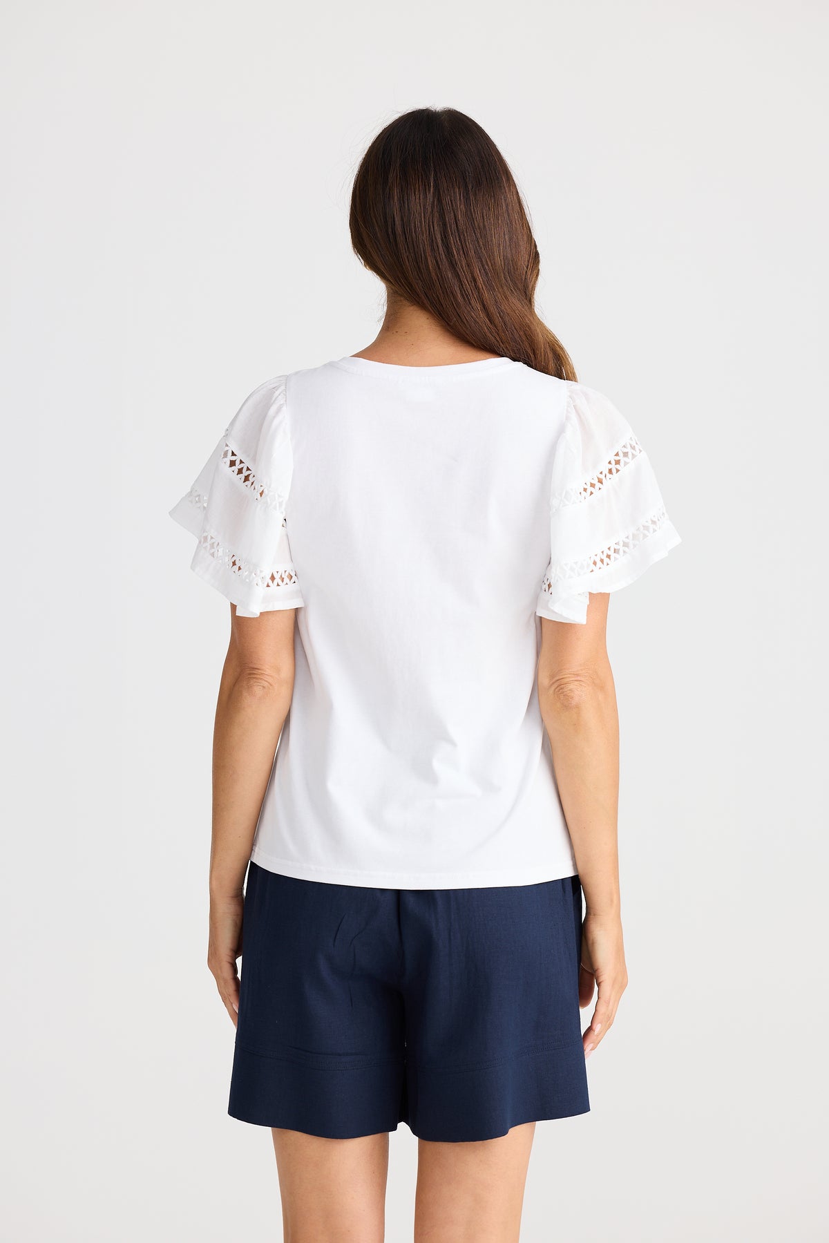 Brave + True Chloe Tee in White
